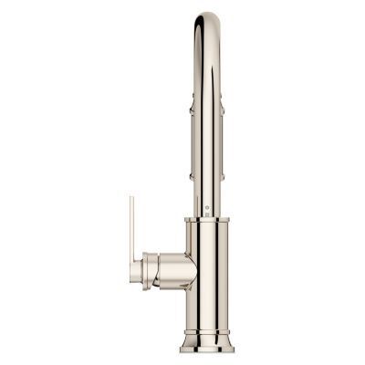 Pfister Polished Nickel 1-handle Pull-down Kitchen Faucet GT529-COLD