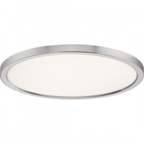 Quoizel OST1720BN Outskirts Flush mount 20"d brushed nickel Flush Mount