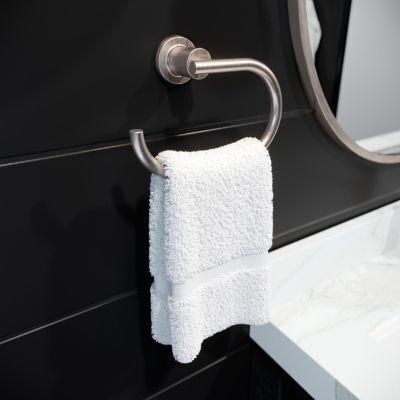 Contempra Towel Ring in Brushed Nickel