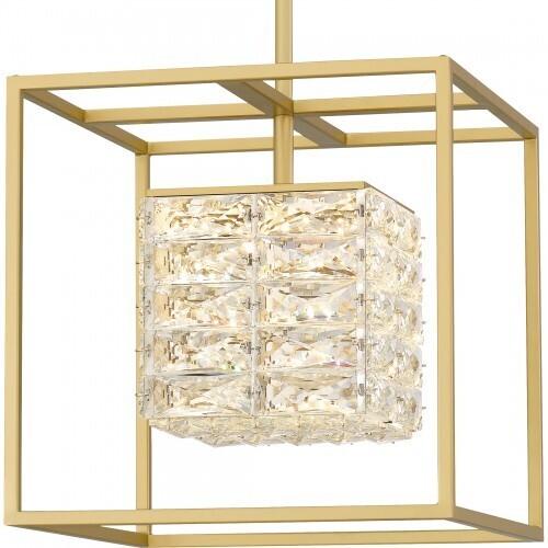 Quoizel PCDZ2812SGD Dazzle Pendant led light soft gold Pendant