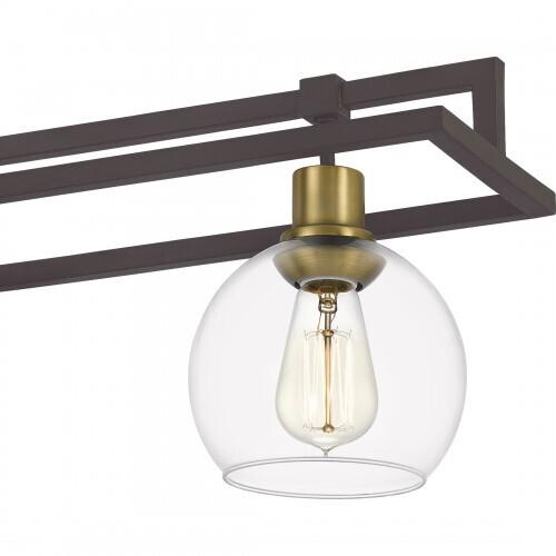 Quoizel DBS440OZ Dobbs Linear chandelier 4 light old bronze Island Light