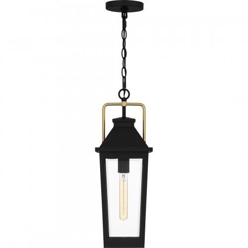 Quoizel BUK1907MBK Buckley Outdoor hanging 1 light matte black Outdoor Lantern