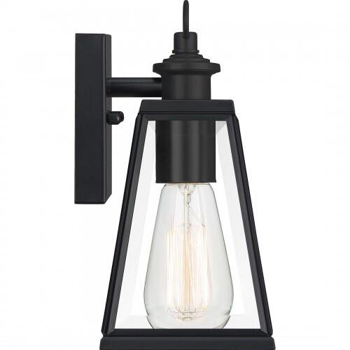 Quoizel PAX8305MBK Paxton Outdoor wall 1 light matte black Outdoor Lantern