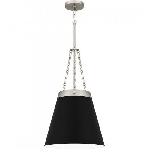Quoizel QPP6183BN Quoizel Piccolo Pendant Mid pendant 1 light brushed nickel Mini Pendant