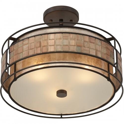 Quoizel MC842SRC Laguna Semi flush renaissance copper Semi-Flush Mount