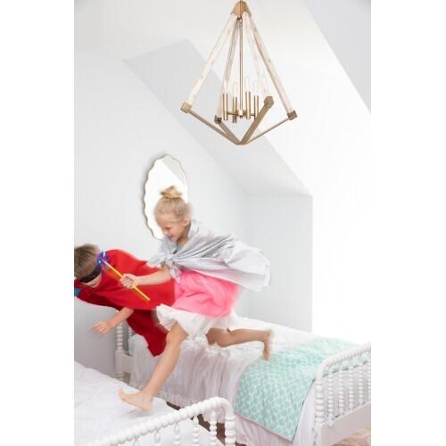 Quoizel VP5204WS Viewpoint Foyer 4lt weathered brass Pendant