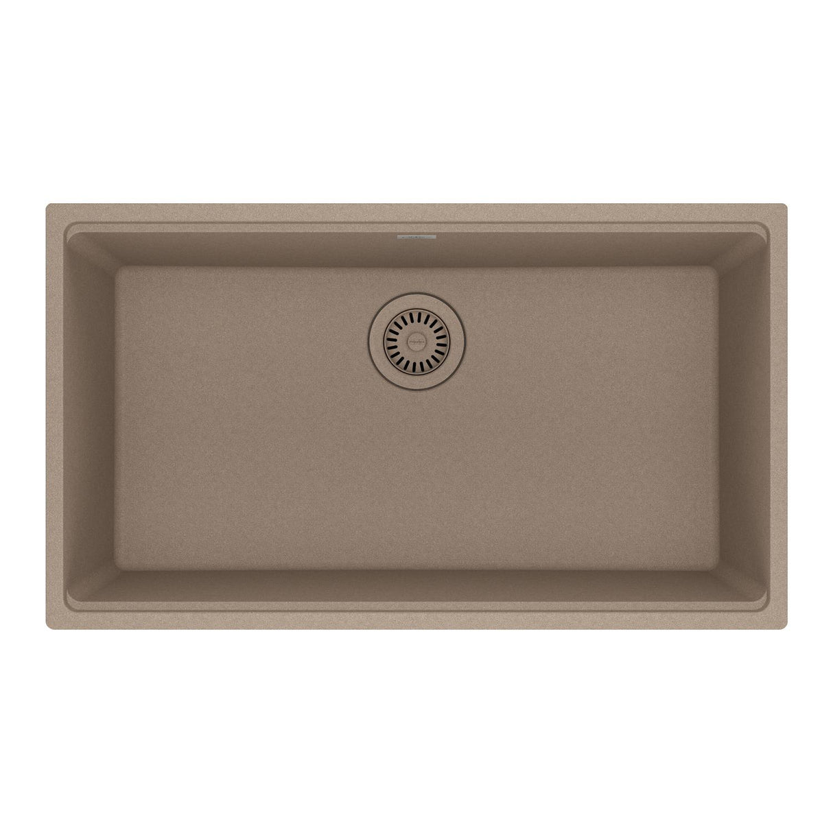 FRANKE MAG11029-OYS Maris Undermount 31-in x 17.81-in Granite Single Bowl Kitchen Sink in Oyster In Oyster