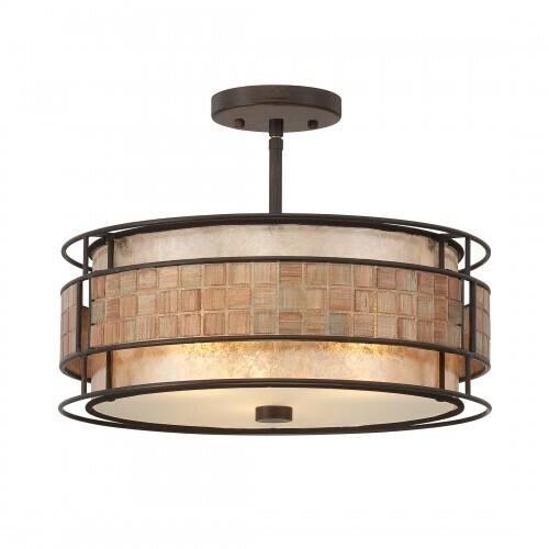 Quoizel MC842SRC Laguna Semi flush renaissance copper Semi-Flush Mount