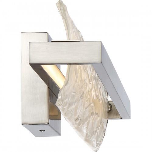 Quoizel PCGL8522BN Glacial Bath fixture led brushed nickel Bath Light