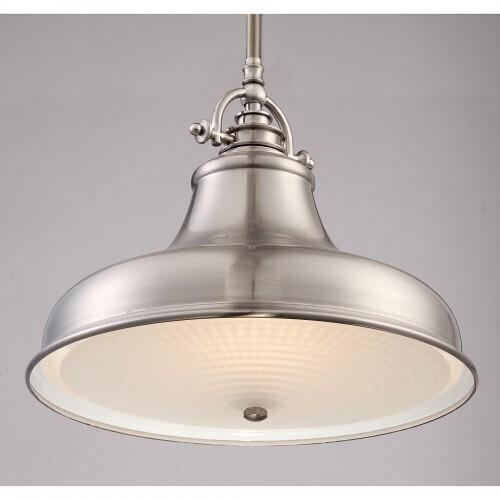 Quoizel ER1814BN Emery Pendant brsh nikl 1lt Pendant