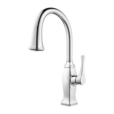 Pfister Polished Chrome Briarsfield Pull-down Kitchen Faucet GT529-BFC