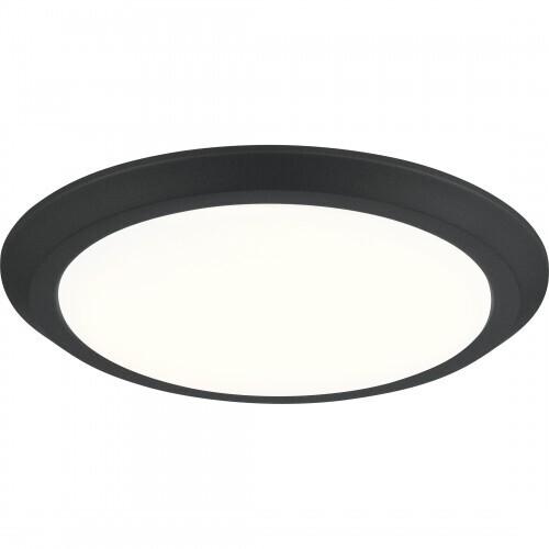 Quoizel VRG1616EK Verge Flush mount led light earth black Flush Mount
