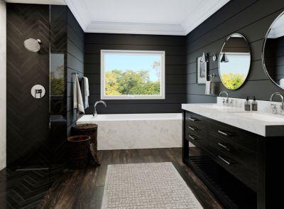 Pfister Polished Chrome Contempra 1-handle Shower, Trim Only LG89-7NCC