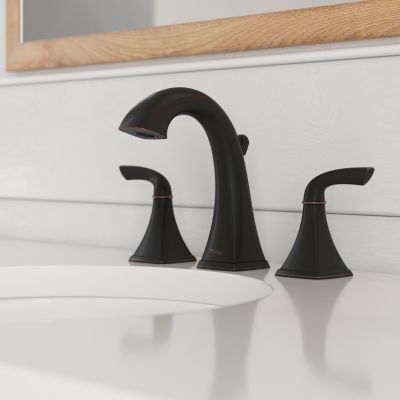 Pfister Tuscan Bronze Bronson Widespread Bath Faucet LG49-BS0Y