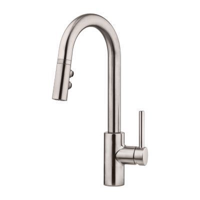 Stainless Steel Stellen 1-handle Pull Down Bar and Prep Faucet LG572-SAS
