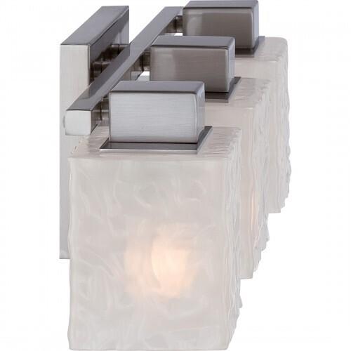 Quoizel MLD8603BN Melody Bath fixture 3 light brsh nikl Bath Light
