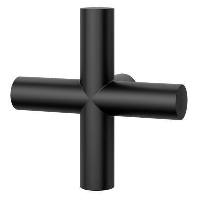 Pfister Matte Black Single Shower Cross Handle HHL-089TNTB