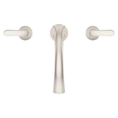 Pfister Brushed Nickel Weller 3-hole Roman Tub, Trim Only RT6-5WRK