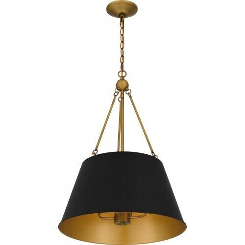 Quoizel QP5597MBK Quoizel Pendant Pendant 4 lights matte black Pendant