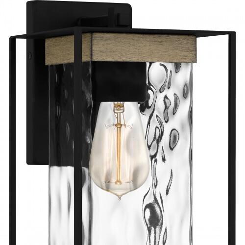 Quoizel LWD8407MBK Longwood Outdoor wall 1 light matte black Outdoor Lantern