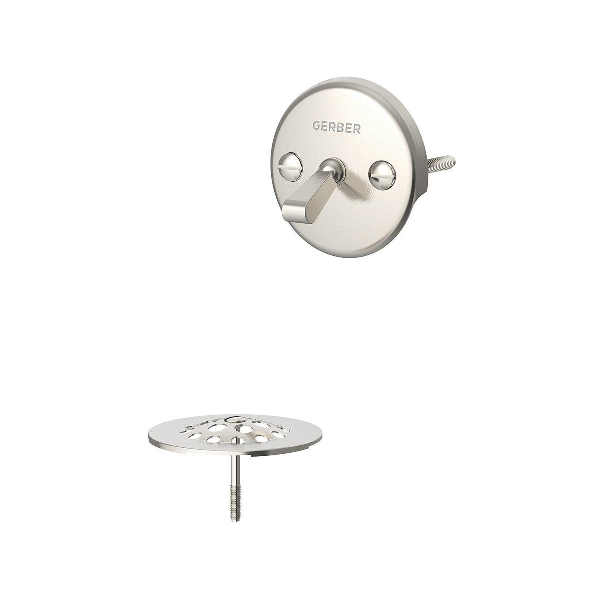 Gerber G00N6863 Brushed Nickel Classics Trip Lever Drain Trim Kit