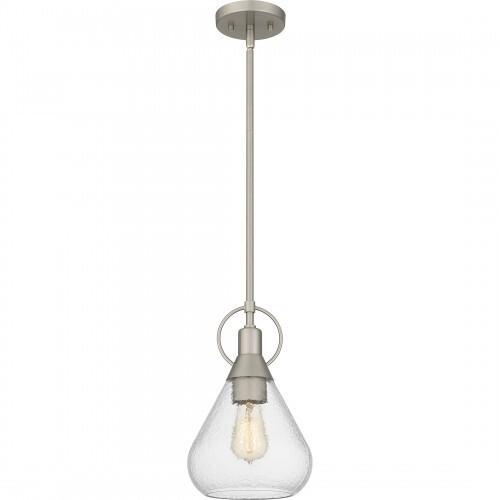 Quoizel QPP6187BN Quoizel Piccolo Pendant Mini pendant 1 light brushed nickel Mini Pendant