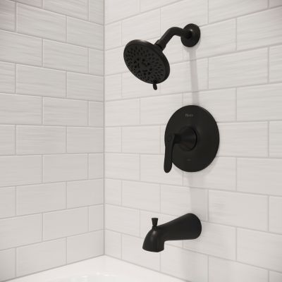 Pfister Matte Black 1-handle Tub & Shower Trim LG89-8WRB