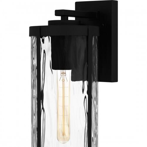 Quoizel CLP8406MBK Culpo Outdoor wall 1 light matte black. Outdoor Lantern