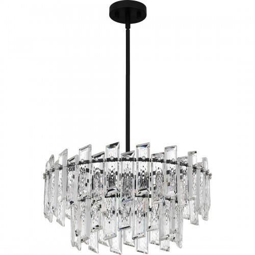 Quoizel PCDIN2819MBK Dion Pendant 6 lights matte black. Pendant