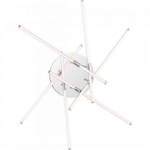 Quoizel PCLS1722C Lightshow Semi flush 22"d polished chrome Semi-Flush Mount