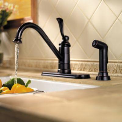 Pfister Tuscan Bronze Portland 1-handle Kitchen Faucet LG34-4PY0