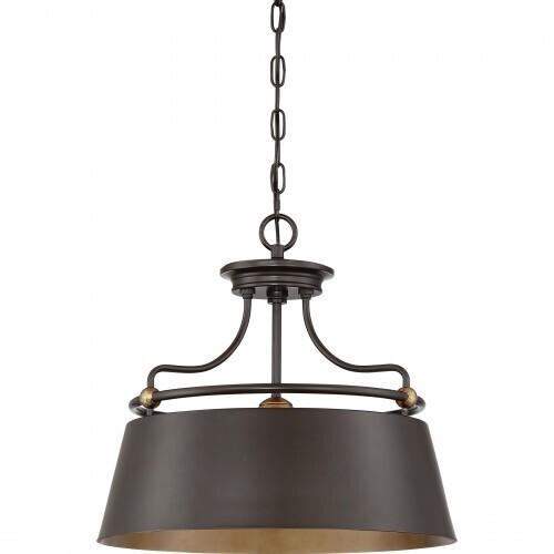 Quoizel FV2818WT Fairview Pendant western bronze 3lts Pendant