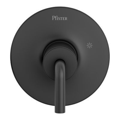 Pfister Matte Black 1-handle Tub & Shower Valve Only Trim R89-1TNTB