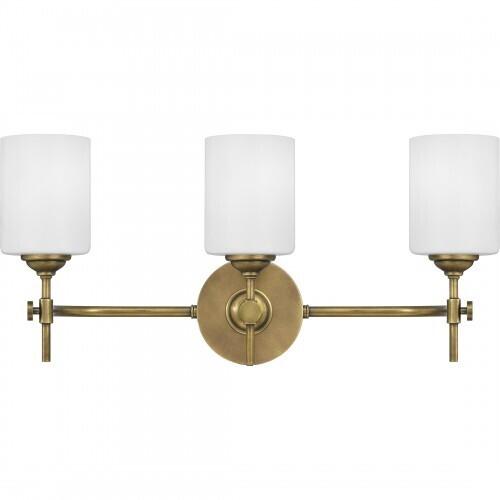 Quoizel ARI8622WS Aria Bath 3 lights weathered brass Bath Light