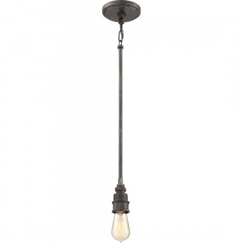 Quoizel SQR1504RK Squire Mini pendant rustic blk Mini Pendant