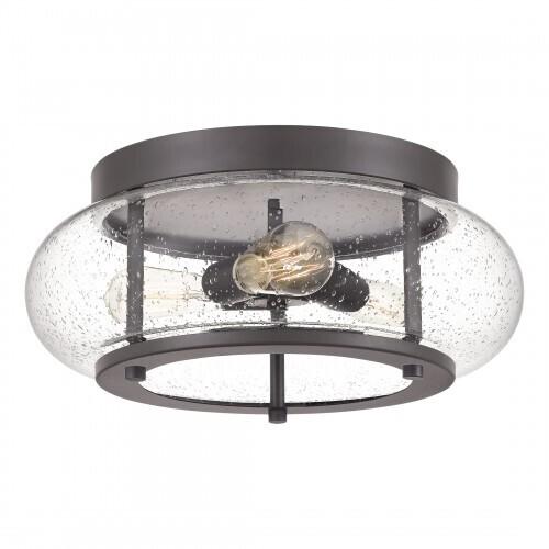Quoizel TRG1616OZ Trilogy Flush mount 3 light old bronze Flush Mount