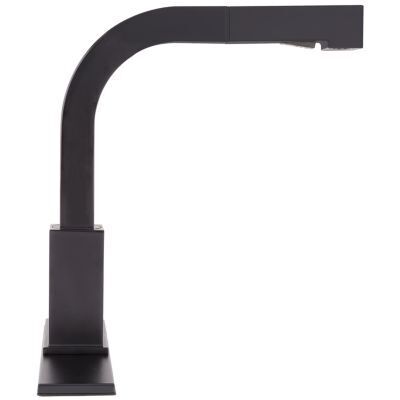 Pfister Black Arkitek 1-handle, Pull-out Kitchen Faucet LG534-LPMB