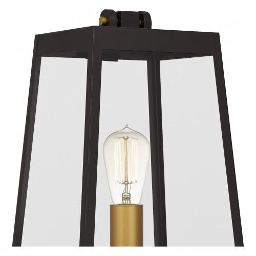 Quoizel AMBL9008WT Amberly Grove Outdoor post 1 light western bronze Outdoor