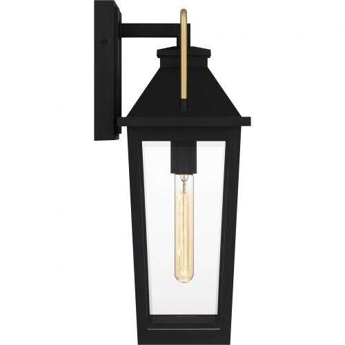 Quoizel BUK8407MBK Buckley Outdoor wall 1 light matte black Outdoor Lantern