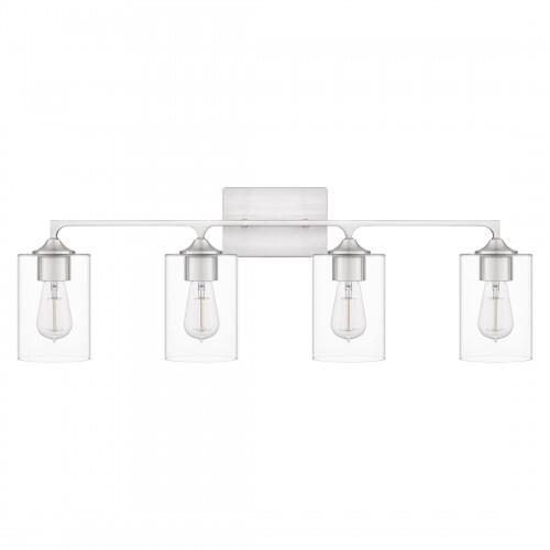 Quoizel PRC8633BN Prescott Bath 4 lights brushed nickel Bath Light