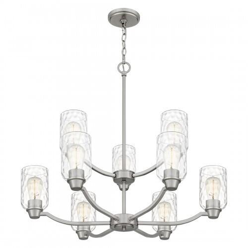 Quoizel ACA5029BN Acacia Chandelier 9 lights brushed nickel Chandelier