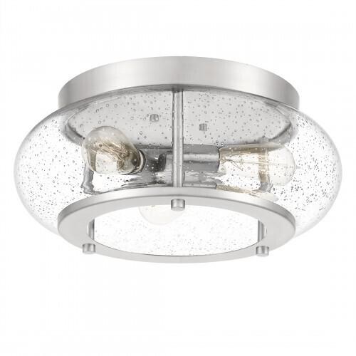 Quoizel TRG1616BN Trilogy Flush mount 3 light brusched nickel Flush Mount