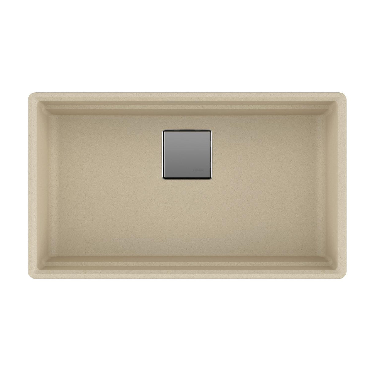 FRANKE PKG11031CHA Peak 32.0-in. x 18.8-in. Champagne Granite Undermount Single Bowl Kitchen Sink - PKG11031CHA In Champagne