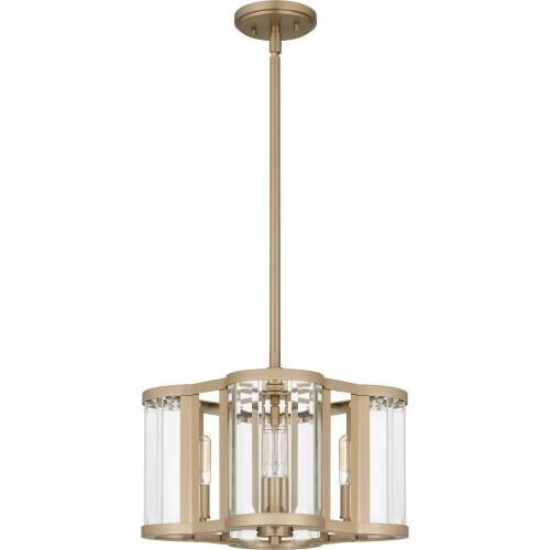 Quoizel QP6193BGD Quoizel Pendant Pendant 4 lights bronze gold Pendant