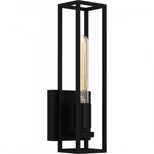 Quoizel LGN8605MBK Leighton Wall 1 light matte black Wall Sconce