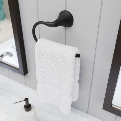Pfister Matte Black Towel Ring BRB-MCABB