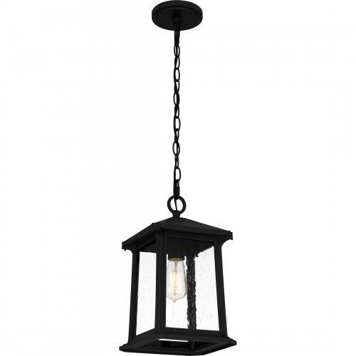 Quoizel SAT1909MBK Satterfield Outdoor hanging 1 light matte black Outdoor Lantern