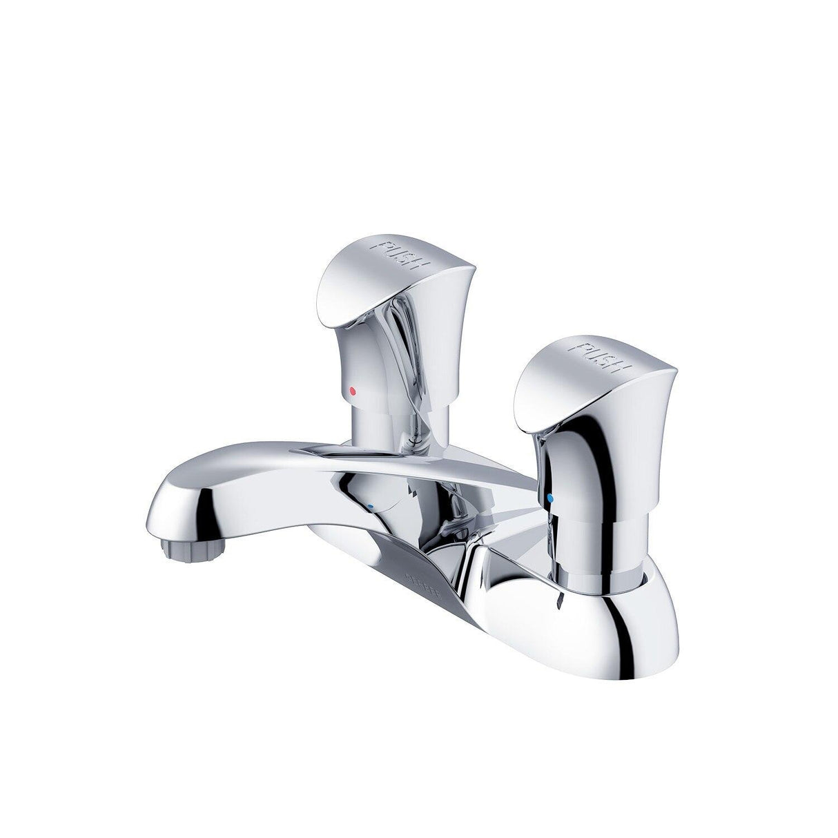 Gerber G0044340 Chrome Two Handle 4" Lavatory Metering Faucet 0.5 Gpm