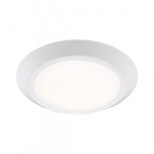 Quoizel VRG1608W Verge Flush mount 8"d white Flush Mount