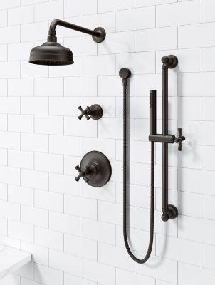 Pfister Tuscan Bronze Tisbury 1-handle Tub & Shower, Trim Only LG89-8TBY